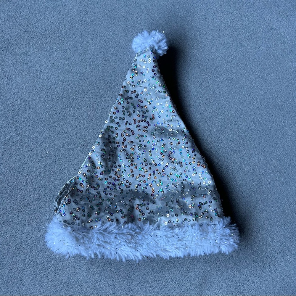 2 for $20 ~ Build-A-Bear ~ Silver Santa Hat with White Faux Fur ~ 2 for $20